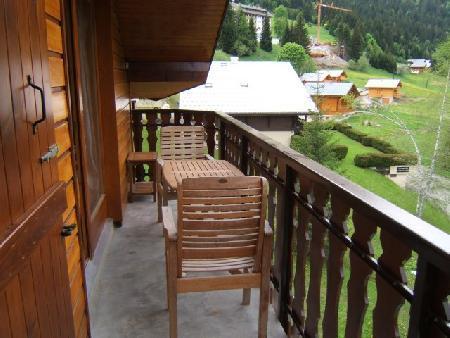 Holiday in mountain resort 4 room apartment 6 people - La Résidence Forsythia - Châtel - Balcony