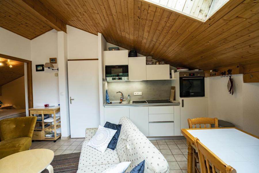 Vakantie in de bergen Appartement 4 kamers 6 personen - La Résidence Forsythia - Châtel - Woonkamer