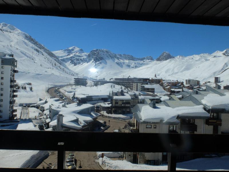 Vakantie in de bergen Studio bergnis 4 personen (105) - La Résidence Home Club - Tignes - Balkon