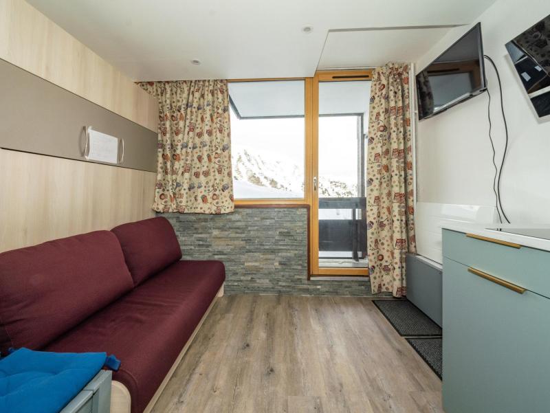 Vakantie in de bergen Studio bergnis 4 personen (138) - La Résidence Home Club - Tignes - Woonkamer