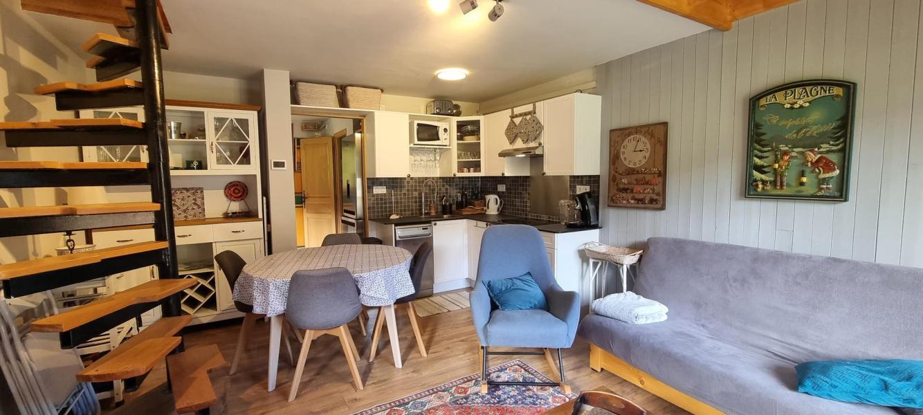 Vakantie in de bergen Appartement duplex 4 kamers 6 personen (28) - La Résidence l'Avenir 1800 - La Plagne - Woonkamer