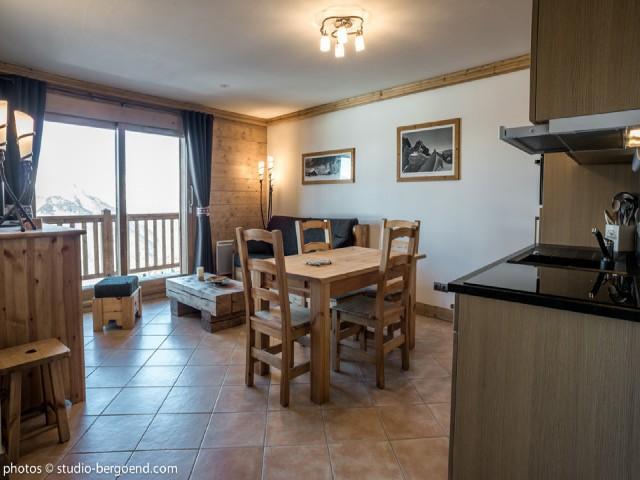 Vakantie in de bergen Appartement 3 kamers 6 personen (21B) - La Résidence l'Iseran - Les Arcs - Woonkamer