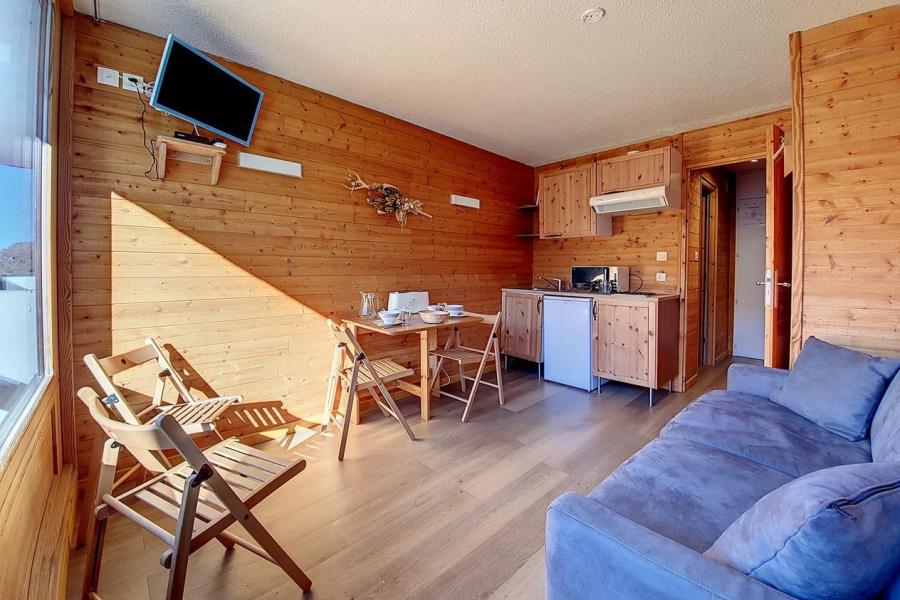 Holiday in mountain resort Studio sleeping corner 3 people (835) - La Résidence la Chavière - Les Menuires - Living room