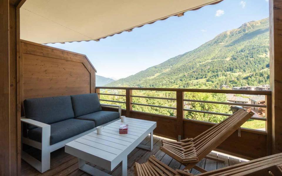 Urlaub in den Bergen 4-Zimmer-Appartment für 9 Personen (G443) - La Résidence la Grange aux Fées - Valmorel - Terrasse