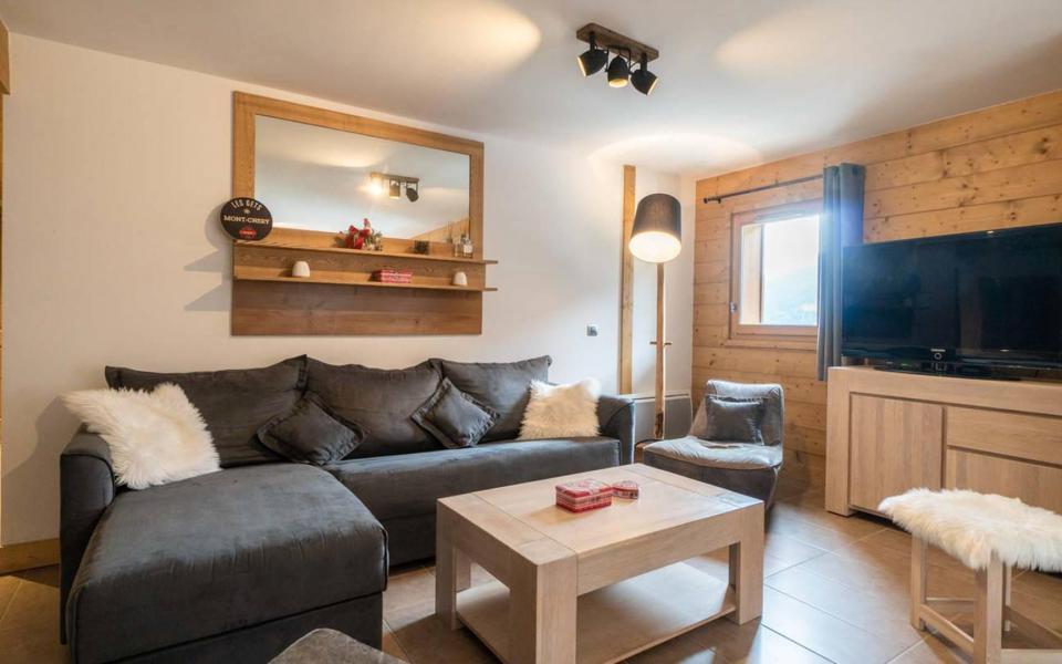 Vakantie in de bergen Appartement 4 kamers 9 personen (G443) - La Résidence la Grange aux Fées - Valmorel - Woonkamer