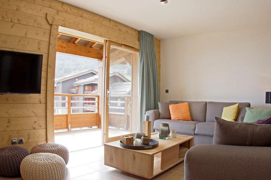 Vakantie in de bergen Appartement duplex 4 kamers 8 personen (GL410) - La Résidence la Grange aux Fées - Valmorel - Woonkamer