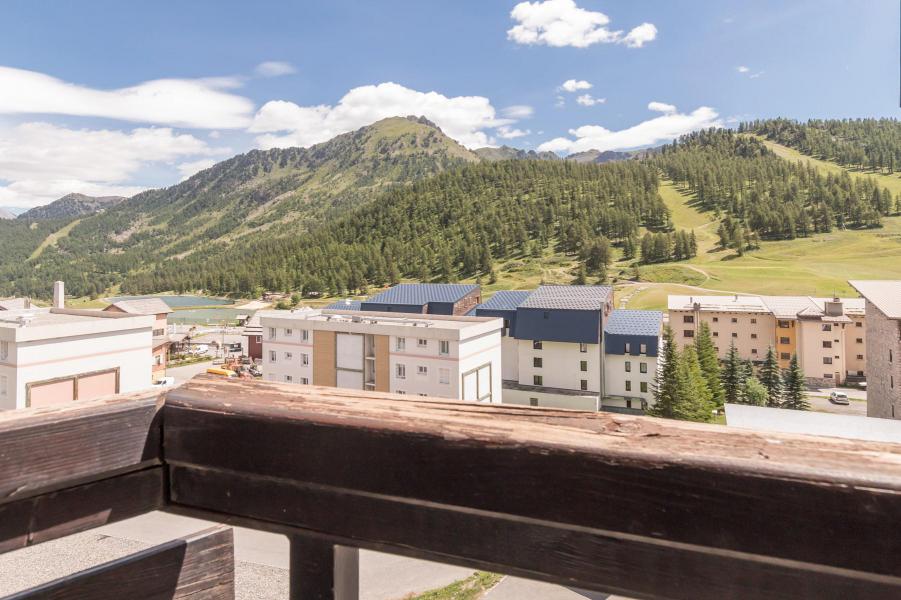 Urlaub in den Bergen 2-Zimmer-Berghütte für 6 Personen (CHIESA) - La Résidence la Loubatière - Montgenèvre - Terrasse