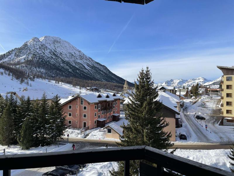 Urlaub in den Bergen Studio für 2 Personen (GEY141) - La Résidence la Loubatière - Montgenèvre - Balkon