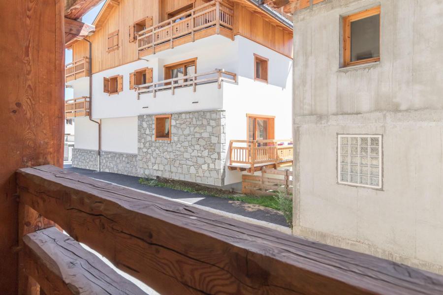 Urlaub in den Bergen Studio Schlafnische 4 Personen (RICOSS) - La Résidence la Tourmente - Montgenèvre - Terrasse