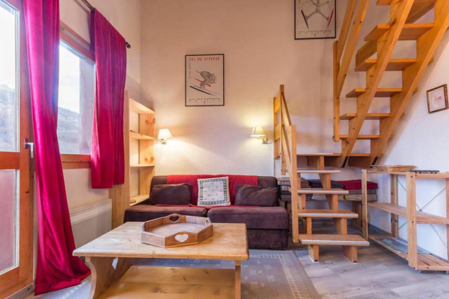 Vakantie in de bergen Appartement duplex 4 kamers 9 personen (BAI33) - La Résidence le Bastion I - Montchavin La Plagne - Woonkamer