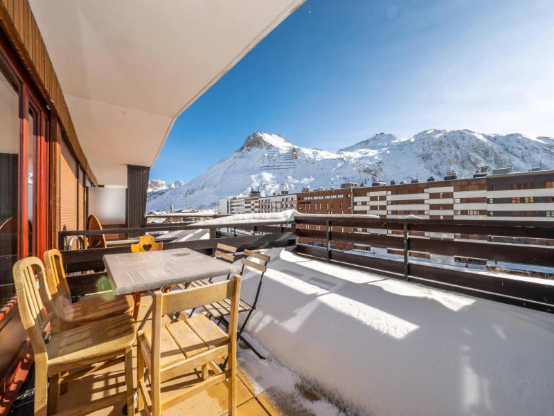 Urlaub in den Bergen Studio Schlafnische 4 Personen (803) - La Résidence le Bec Rouge - Tignes - Balkon