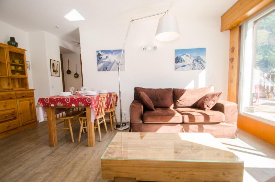 Urlaub in den Bergen 3-Zimmer-Appartment für 4 Personen (Mila) - La Résidence le Clos du Savoy - Chamonix - Wohnzimmer
