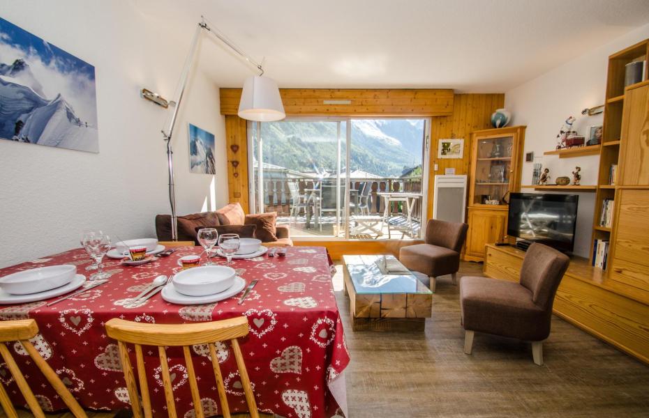 Vakantie in de bergen Appartement 3 kamers 4 personen (Mila) - La Résidence le Clos du Savoy - Chamonix - Woonkamer