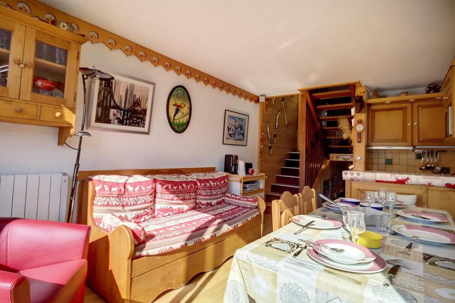 Vakantie in de bergen Appartement 3 kamers 8 personen (0828) - La Résidence le Danchet - Les Menuires - Woonkamer