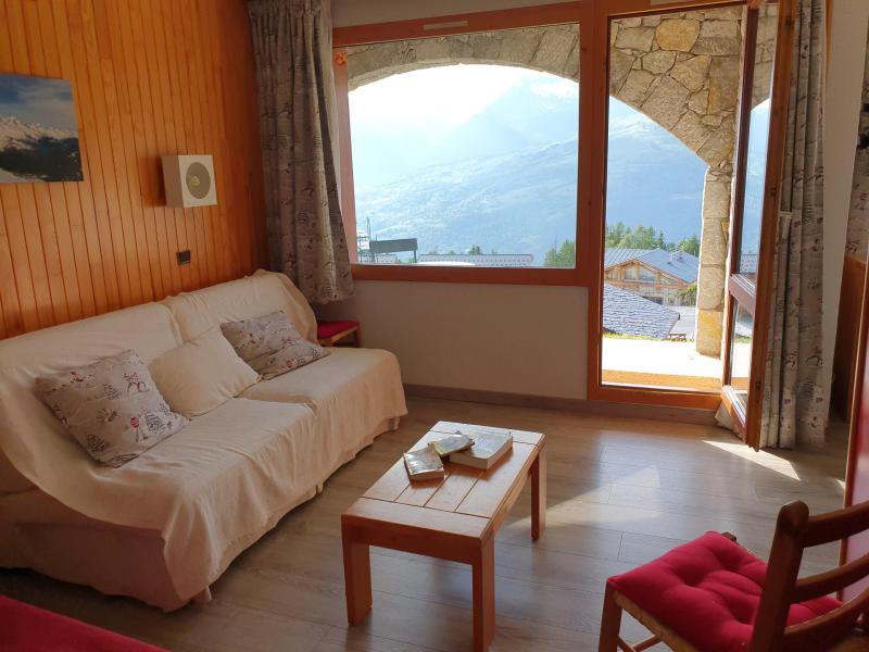Vakantie in de bergen Appartement 2 kamers 6 personen (6) - La Résidence le Dé 2 - Montchavin La Plagne - Woonkamer
