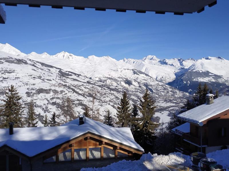 Vakantie in de bergen Studio 4 personen (435) - La Résidence le Dé 4 - Montchavin La Plagne - Balkon