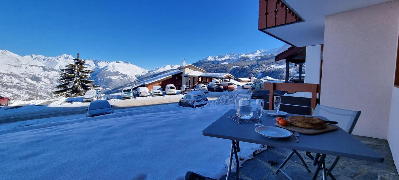 Vakantie in de bergen Studio bergnis 4 personen (5) - La Résidence le Domino - Montchavin La Plagne - Terras