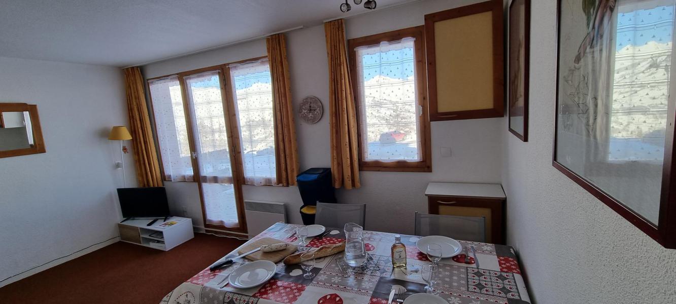 Vakantie in de bergen Studio bergnis 4 personen (5) - La Résidence le Domino - Montchavin La Plagne - Woonkamer