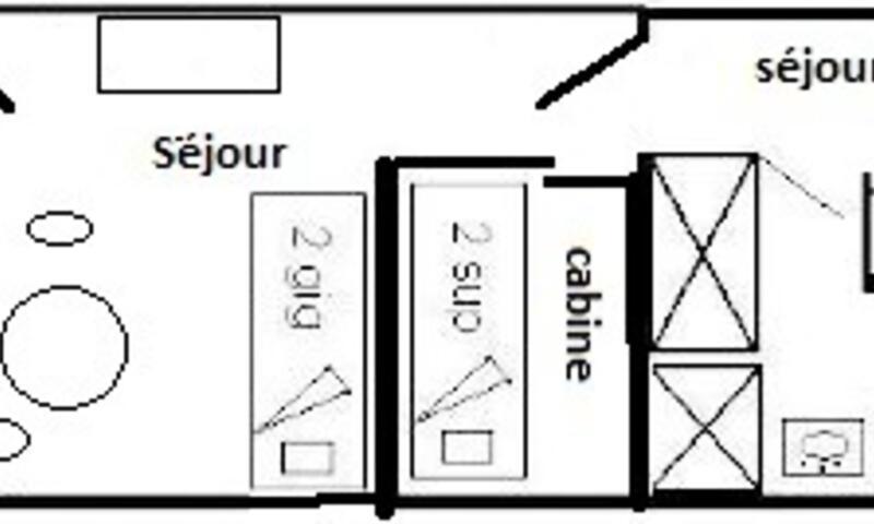 Soggiorno sugli sci Studio per 4 persone (22m²-5) - La Résidence Le France - La Plagne - Esteriore estate