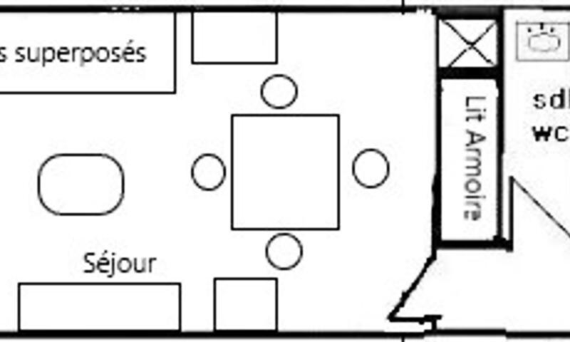 Wynajem na narty Studio 4 osoby (22m²-5) - La Résidence Le France - La Plagne - Na zewnątrz latem