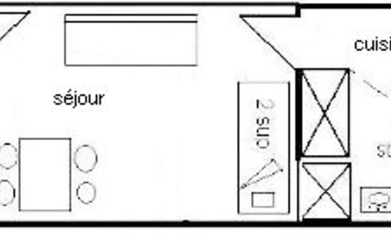 Soggiorno sugli sci Studio per 4 persone (22m²-3) - La Résidence Le France - La Plagne - Esteriore estate