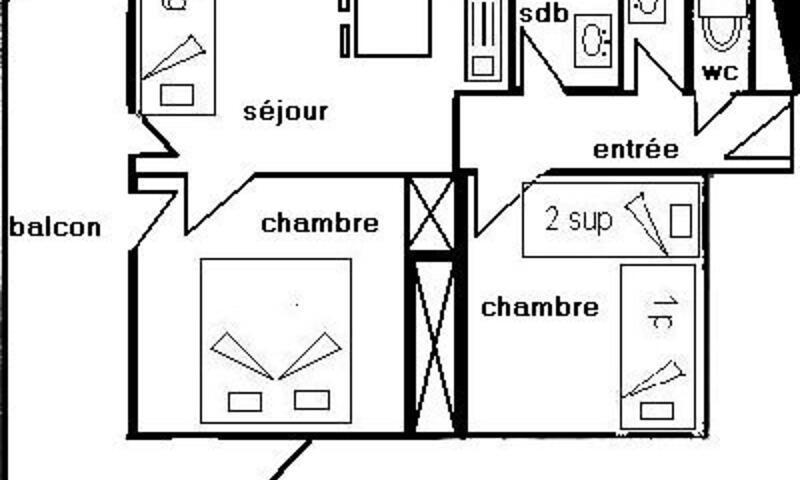 Soggiorno sugli sci Appartamento 3 stanze per 7 persone (42m²-5) - La Résidence Le France - La Plagne - Esteriore estate