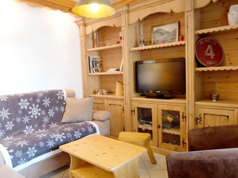 Urlaub in den Bergen 4-Zimmer-Holzhütte für 9 Personen (07) - La Résidence le Hameau de Tovière - Tignes - Wohnzimmer