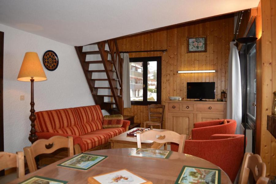 Vakantie in de bergen Appartement 5 kamers 8 personen (1G) - La Résidence le Merisier - Le Grand Bornand - Woonkamer