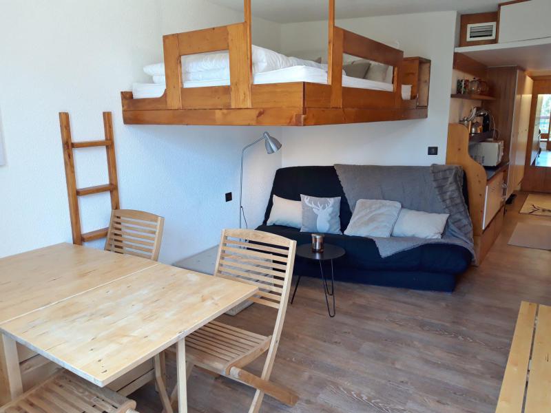 Vakantie in de bergen Studio cabine 4 personen (623) - La Résidence le Miravidi - Les Arcs - Woonkamer