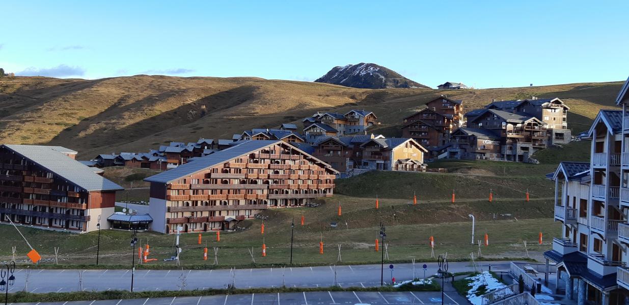 Аренда на лыжном курорте Апартаменты 2 комнат 5 чел. (510) - La Résidence le Mont Soleil B - La Plagne - летом под открытым небом