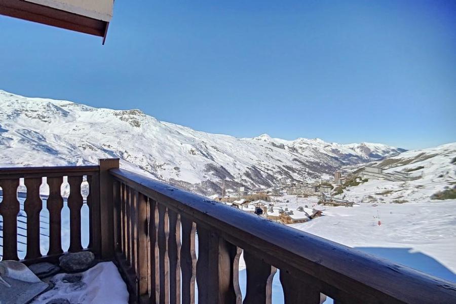 Vacaciones en montaña Estudio -espacio montaña- para 3 personas (0704) - La Résidence le Necou - Les Menuires - Balcón