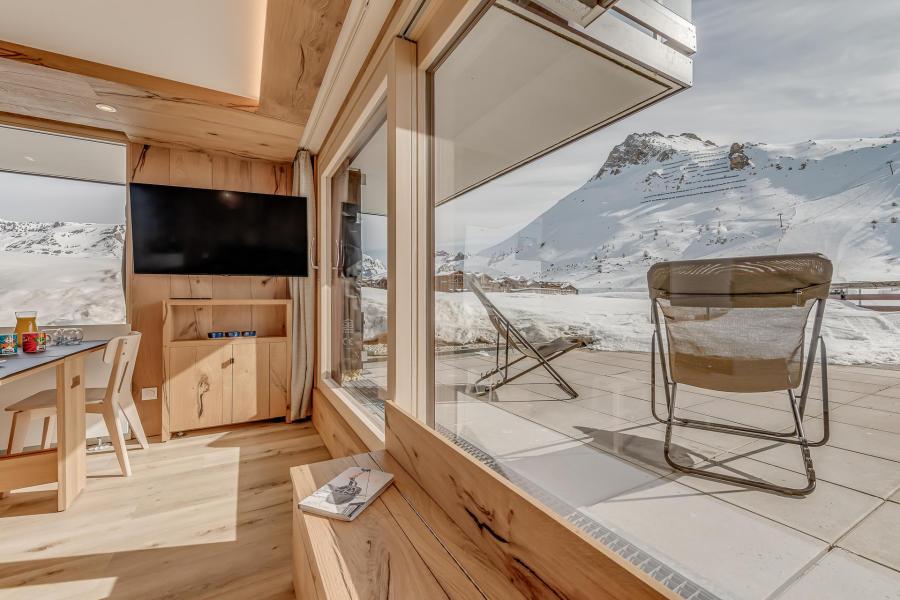 Vacances en montagne Studio coin montagne 4 personnes (208P) - La Résidence le Palafour - Tignes - Balcon