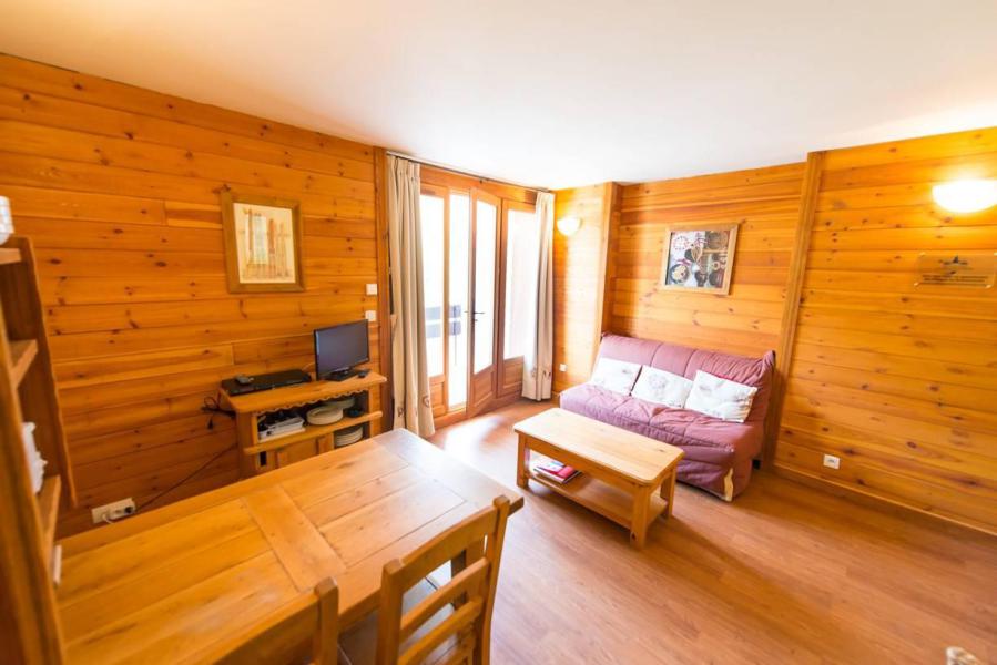 Vakantie in de bergen Studio bergnis 4 personen (PELGOE) - La Résidence le Pelvoux - Serre Chevalier - Woonkamer