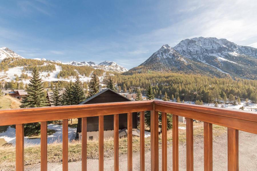 Vacanze in montagna Studio con alcova per 3 persone (DUA101) - La Résidence le Picamont - Montgenèvre - Terrazza