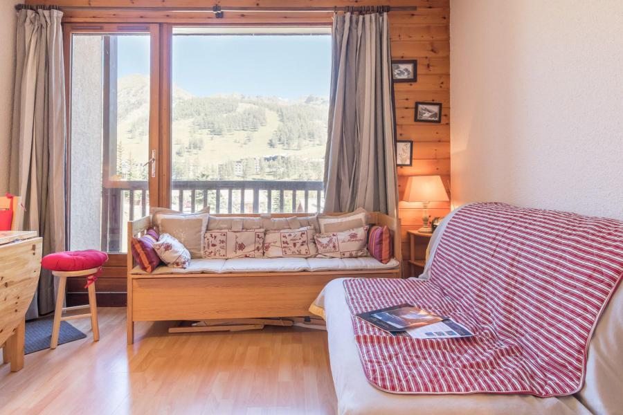 Urlaub in den Bergen Studio Schlafnische 3 Personen (BRU203) - La Résidence le Picamont - Montgenèvre - Wohnzimmer