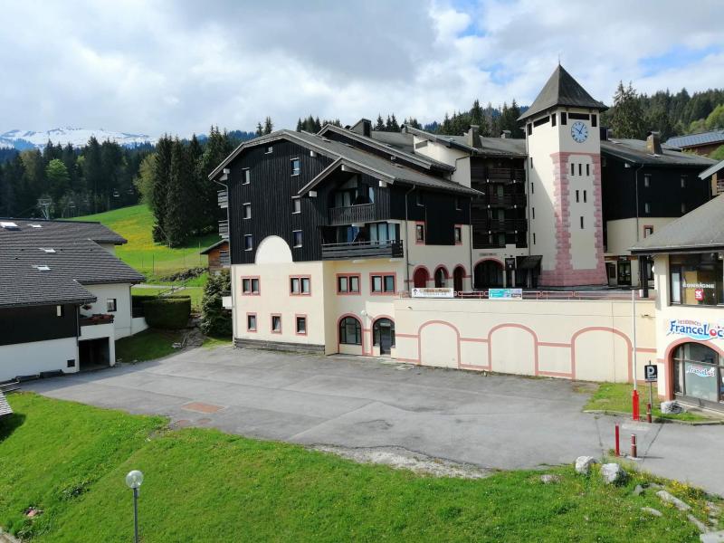 Skiverleih 3 Zimmer Maisonettewohnung für 5 Personen (61) - La Résidence le Praz des Esserts - Morillon - Draußen im Sommer