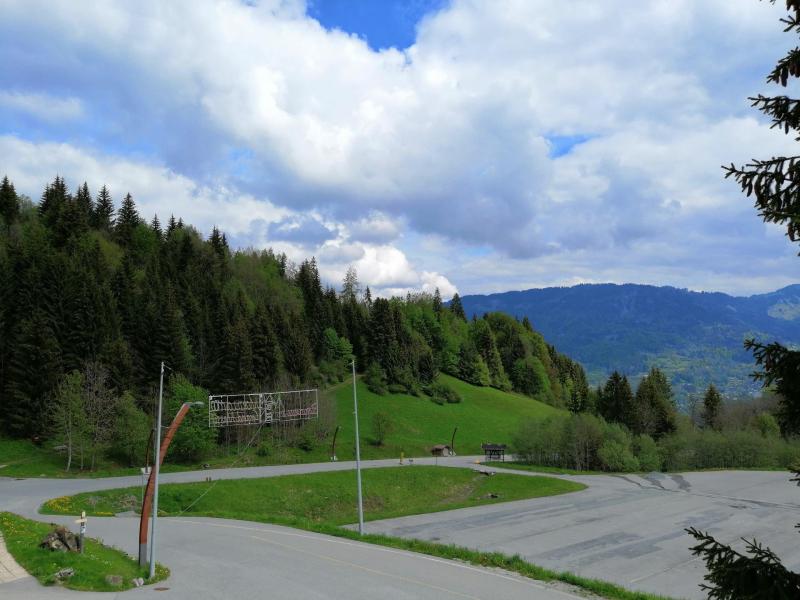 Wynajem na narty Apartament 2 pokojowy 4 osób (48) - La Résidence le Praz des Esserts - Morillon - Na zewnątrz latem