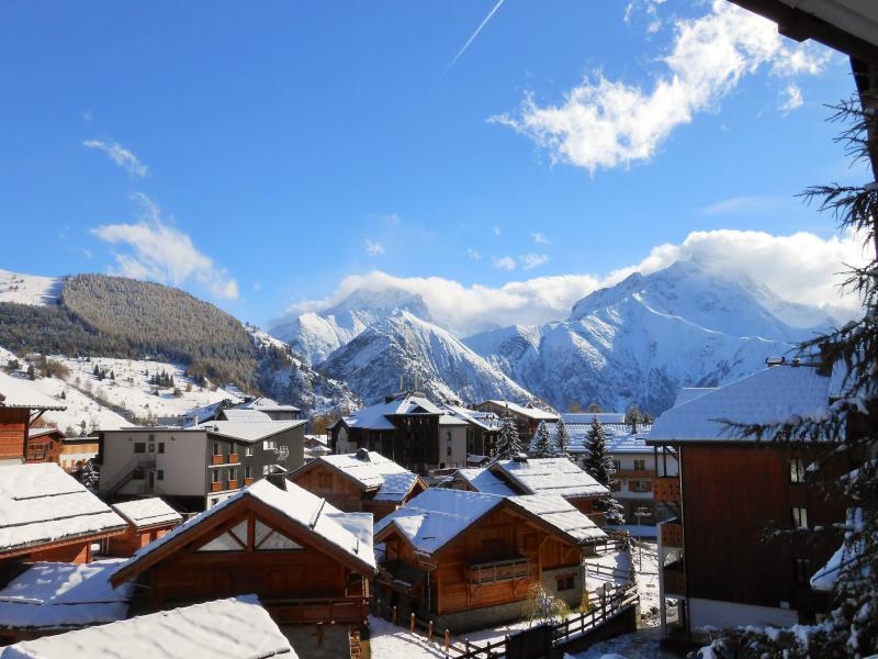 Vakantie in de bergen Appartement 3 kamers 6 personen - La Résidence le Rochail - Les 2 Alpes - Balkon