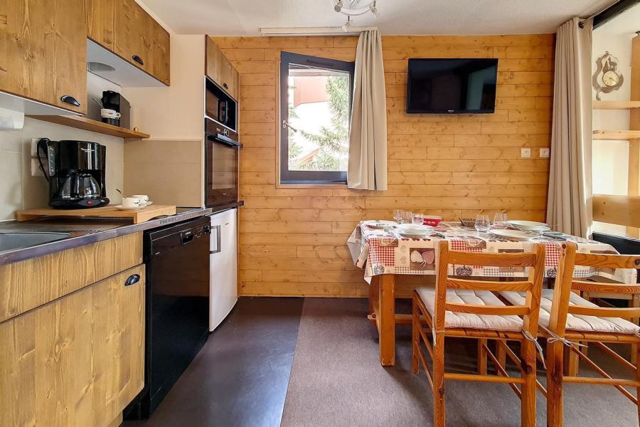 Vakantie in de bergen Studio cabine 4 personen (225) - La Résidence le Sorbier - Les Menuires - Keuken