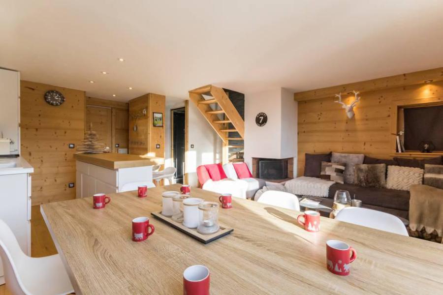 Urlaub in den Bergen 4 Zimmer Maisonettewohnung für 8 Personen (925) - La Résidence le Thuria - Les Arcs - Wohnzimmer