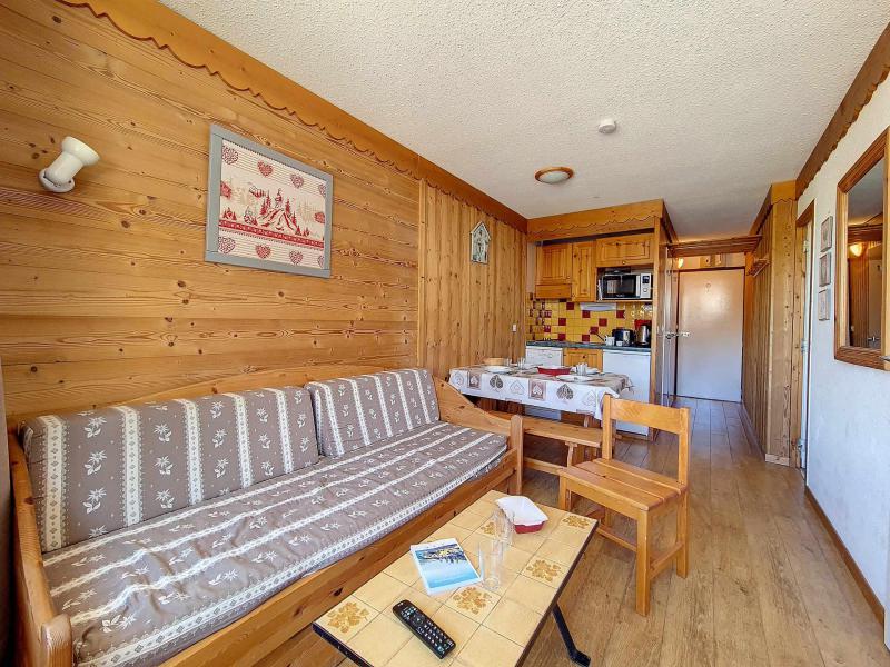 Urlaub in den Bergen 2-Zimmer-Holzhütte für 5 Personen (109) - La Résidence le Villaret - Les Menuires - Wohnzimmer