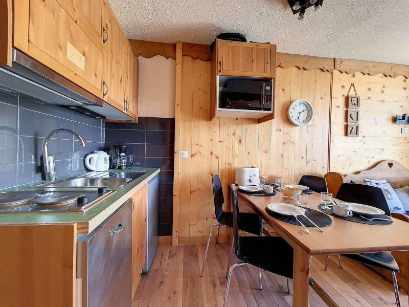 Holiday in mountain resort Studio cabin 4 people (0405) - La Résidence le Villaret - Les Menuires - Kitchen