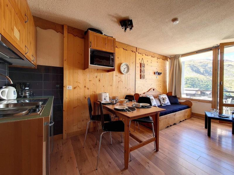 Holiday in mountain resort Studio cabin 4 people (405) - La Résidence le Villaret - Les Menuires - Living room