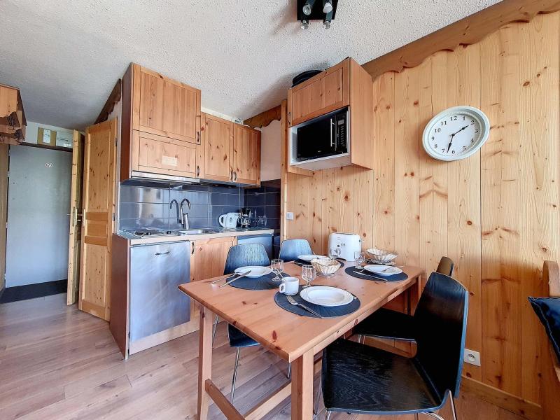 Vakantie in de bergen Studio cabine 4 personen (405) - La Résidence le Villaret - Les Menuires - Woonkamer