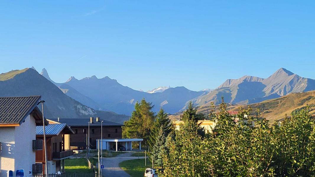 Vakantie in de bergen Studio bergnis 4 personen (1/84) - La Résidence les Aiguilles - La Toussuire - Balkon