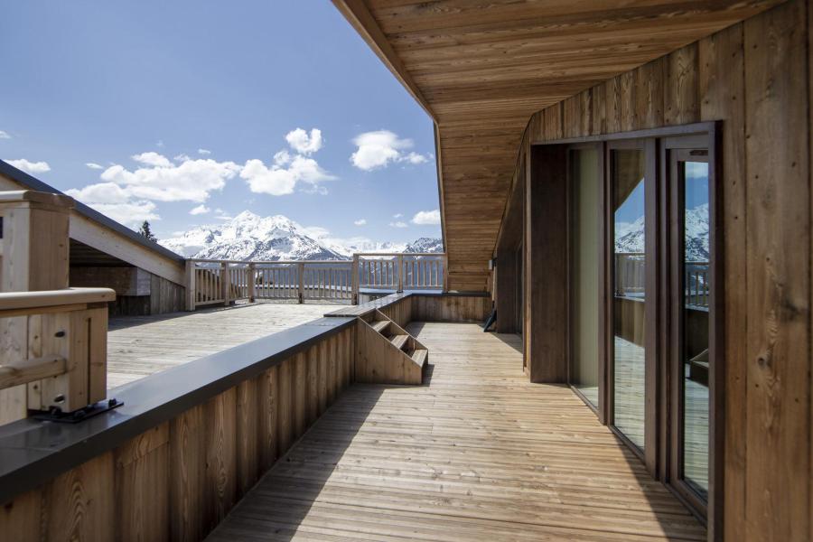 Аренда на лыжном курорте Апартаменты 5 комнат 8 чел. (13) - La Résidence les Alpages - La Rosière - летом под открытым небом