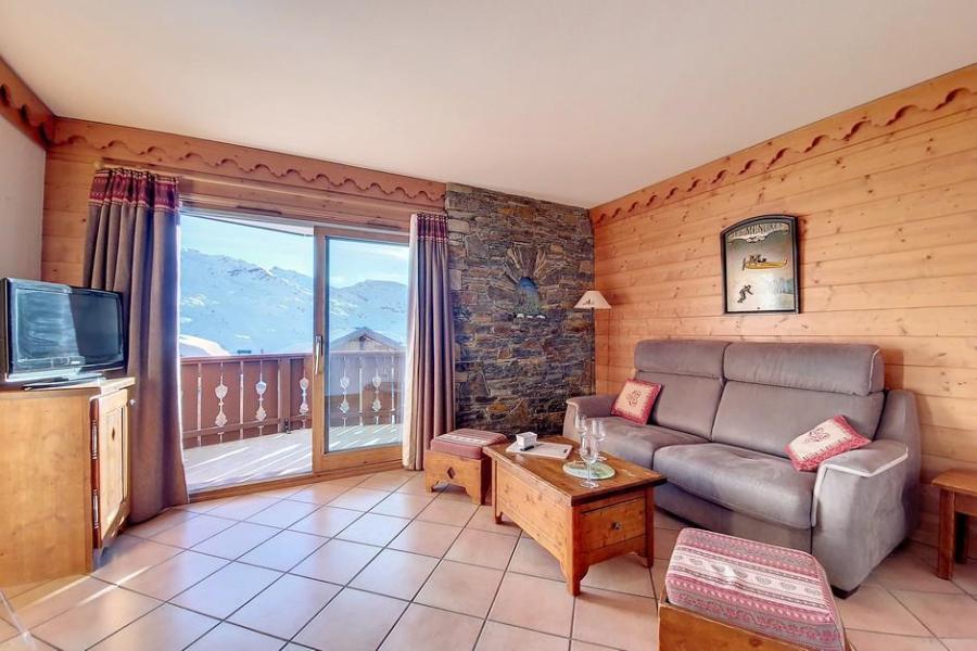 Holiday in mountain resort 3 room apartment 6 people (002D) - La Résidence les Alpages de Reberty - Les Menuires - Living room
