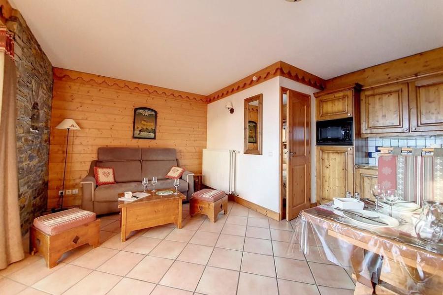 Urlaub in den Bergen 3-Zimmer-Appartment für 6 Personen (002D) - La Résidence les Alpages de Reberty - Les Menuires - Wohnzimmer