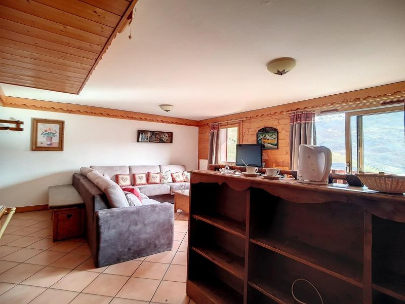 Vacanze in montagna Appartamento su due piani 5 stanze per 10 persone (23) - La Résidence les Alpages de Reberty - Les Menuires - Soggiorno