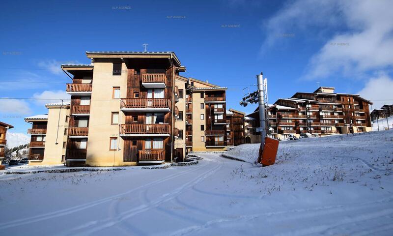 Каникулы в горах Апартаменты 1 комнат 5 чел. (26m²-3) - La Résidence les Aollets - MH - La Plagne - летом под открытым небом